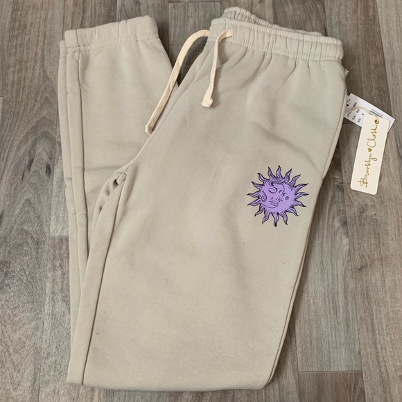 Sun And Moon Cream Skinny Joggers Size Medium - Picture 1 of 6